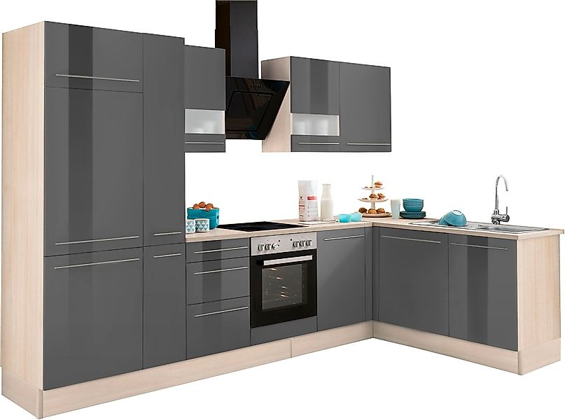 OPTIFIT Winkelküche "Bern", Stellbreite 315x175 cm,wahlweise mit E-Geräten, günstig online kaufen