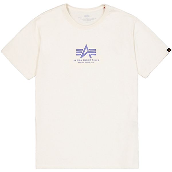 Alpha Industries  T-Shirt Basic T Mid Logo - vintage white günstig online kaufen