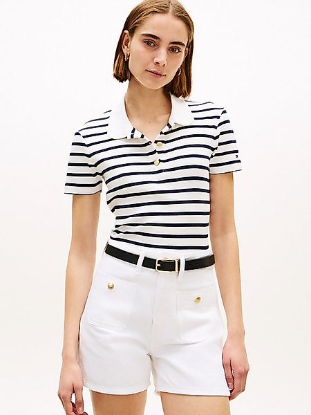 Tommy Hilfiger Poloshirt GOLD BUTTON SLIM SS POLO günstig online kaufen