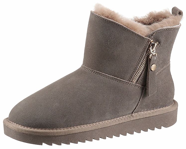 Ara Winterboots "ALASKA Short Zip" Stiefel aus echtem Lammfell mit Reißvers günstig online kaufen