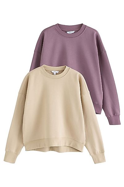 Next Sweater Superweiche Sweatshirts mit Nahtdetails, 2er-Pack (2-tlg) günstig online kaufen