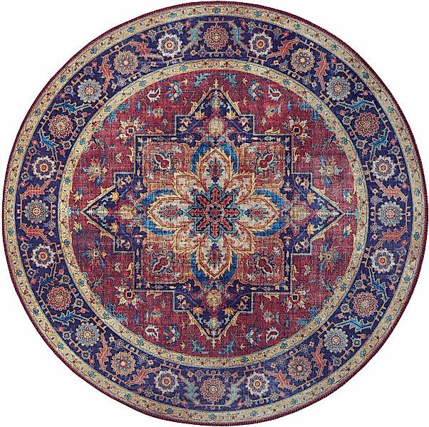NOURISTAN Teppich »Anthea«, rund, 5 mm Höhe, Orientalisch, Orient, Vintage, günstig online kaufen