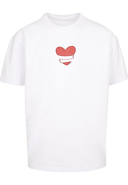 Merchcode T-Shirt "Merchcode Hugs & Love - Heart Hug Heavy Oversize Tee" 1 günstig online kaufen