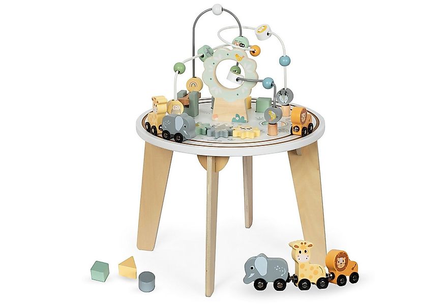 Mamabrum Lernspielzeug Lerntisch aus Holz für Kinder mit magnetischer Eisen günstig online kaufen