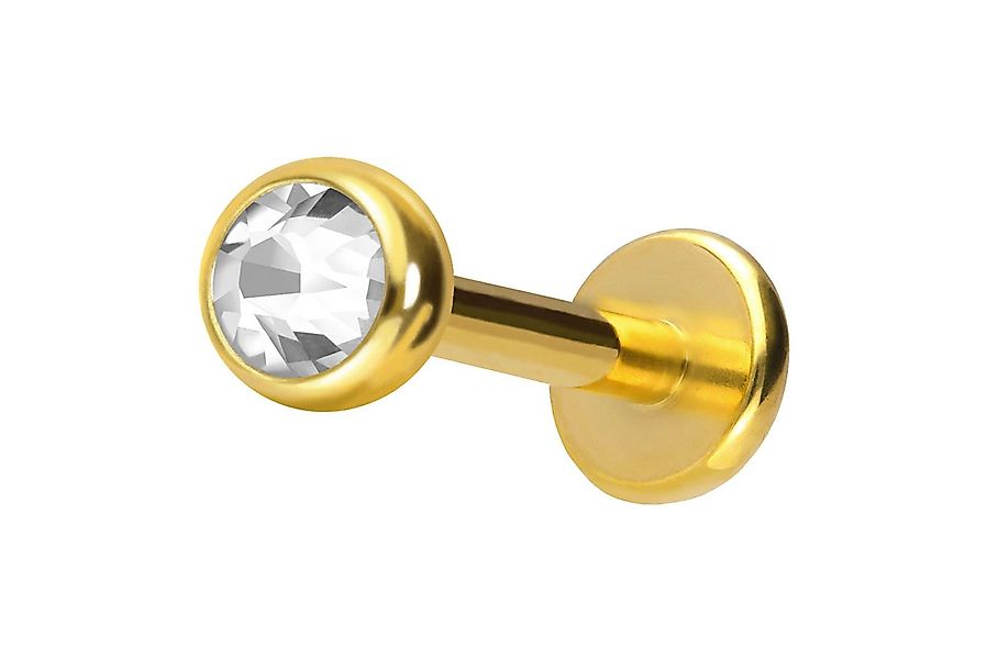 PIERCINGLINE Piercing-Set Chirurgenstahl Labret KRISTALL (Labrets, 1-tlg) günstig online kaufen