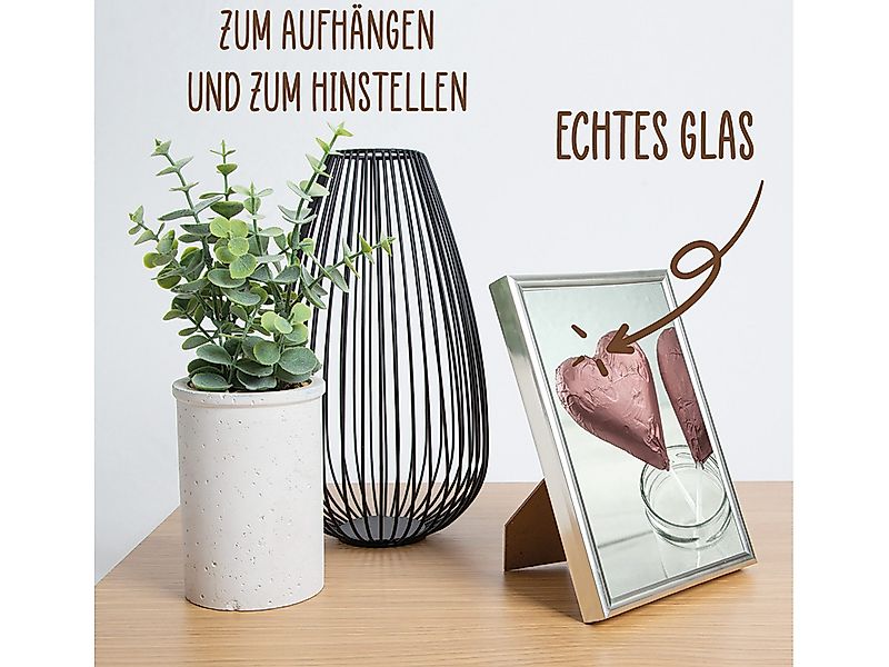 Wackadoo Living Einzelrahmen Bilderrahmen mit Glasscheibe günstig online kaufen
