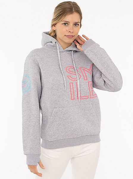 Zwillingsherz Hoodie "Alissa 2.0" mit SMILE Stickerei vorne und hinten günstig online kaufen