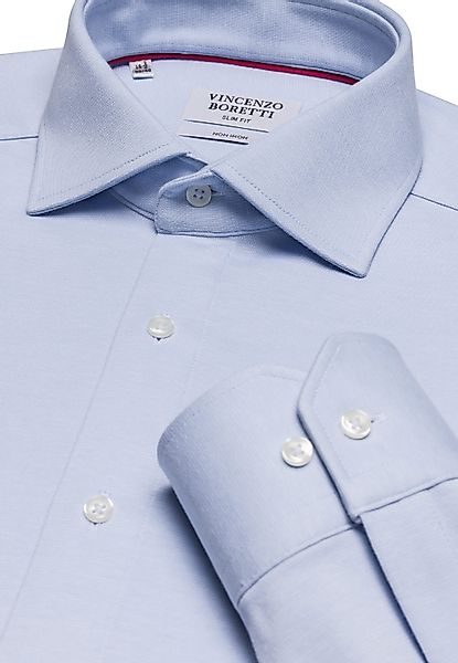 Vincenzo Boretti Businesshemd tailliert bügelfrei Jersey günstig online kaufen