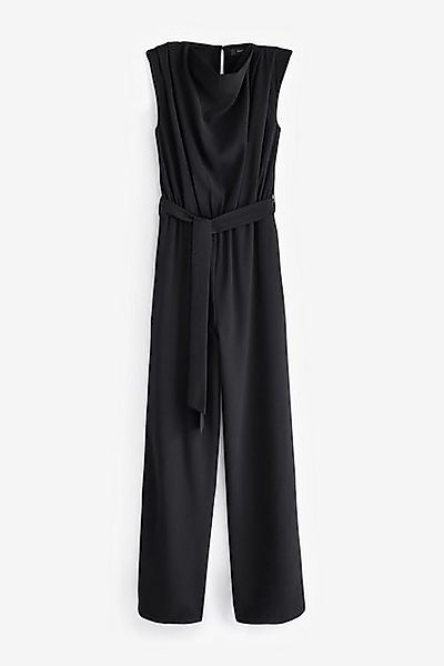 Next Jumpsuit Overall mit Wasserfallausschnitt, Petite günstig online kaufen