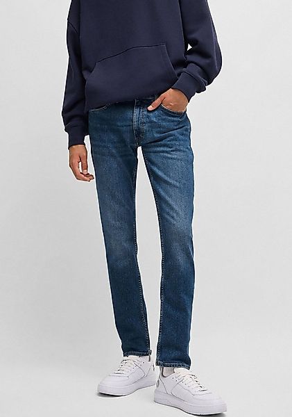 HUGO Blue Slim-fit-Jeans Zane mit angesetztem Bund günstig online kaufen