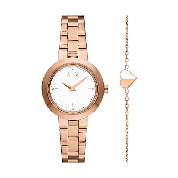 ARMANI EXCHANGE Quarzuhr AX7175SET, (Set, 2-tlg., günstig online kaufen