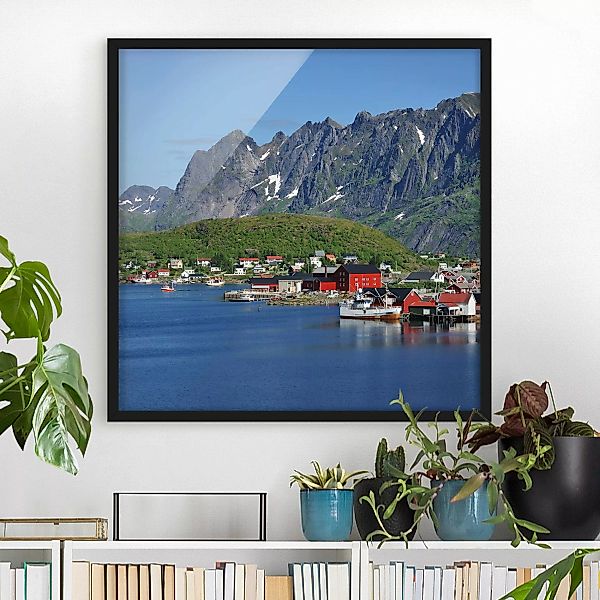 Bild mit Rahmen - Quadrat Finnmark günstig online kaufen