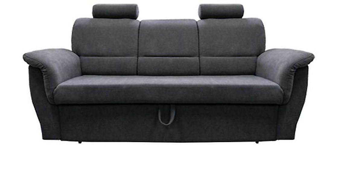 JVmoebel Sofa SOFAGARNITUR 3+1+1 SITZER BETTFUNKTION BETTKASTEN POLSTERGARN günstig online kaufen