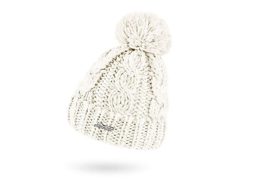 Neverless Bommelmütze Damen Mütze Grobstrick Strick-Bommel Pudelmütze Zopfs günstig online kaufen