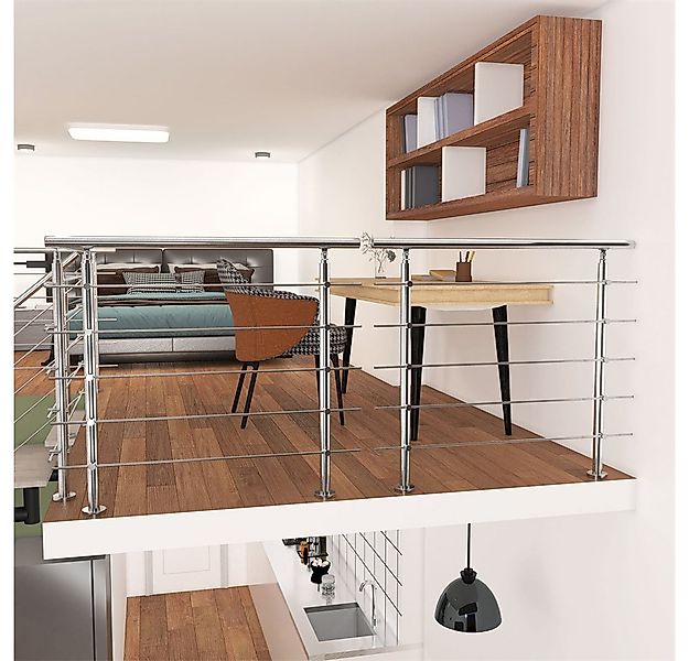 AICA Treppengeländer Edelstahl Material Handläufe 3/5 guardrails Treppe Gel günstig online kaufen