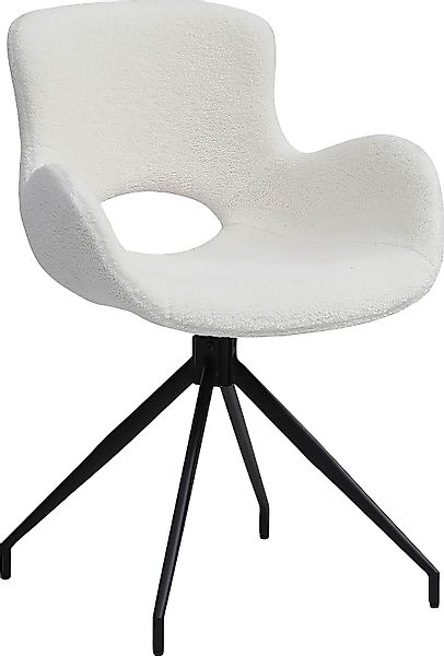 SalesFever Esszimmerstuhl "Stilvoll", Struktur (100% Polyester), 180 Drehpl günstig online kaufen