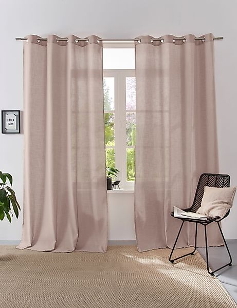 Home affaire Collection Vorhang Linsdorf, Ösen günstig online kaufen