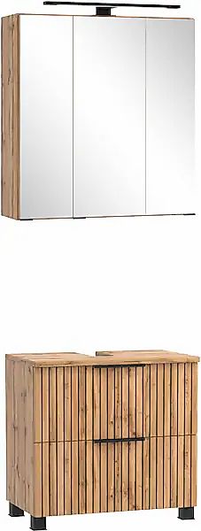 welltime Badezimmer-Set »Welltime Möbel, Carlton Unterbecken-Set 2teilig, 6 günstig online kaufen