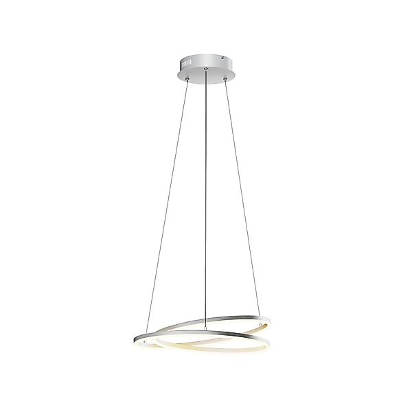 Lindby LED Davian 9639137 Dimmbar Modern in Alu aus Aluminium 1-flammig Woh günstig online kaufen