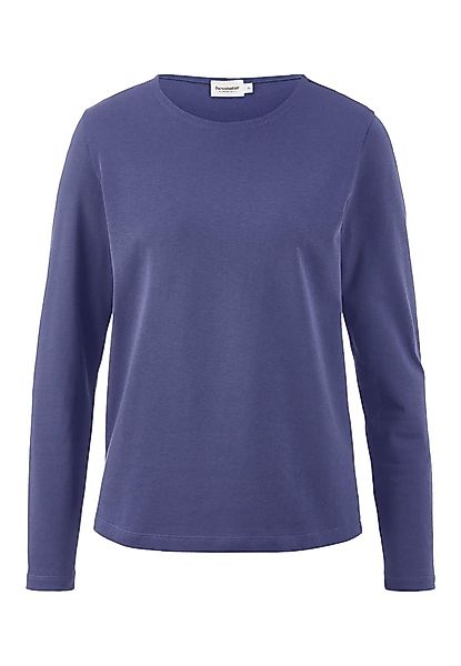 Hessnatur T-Shirt Langarm Regular aus reiner günstig online kaufen