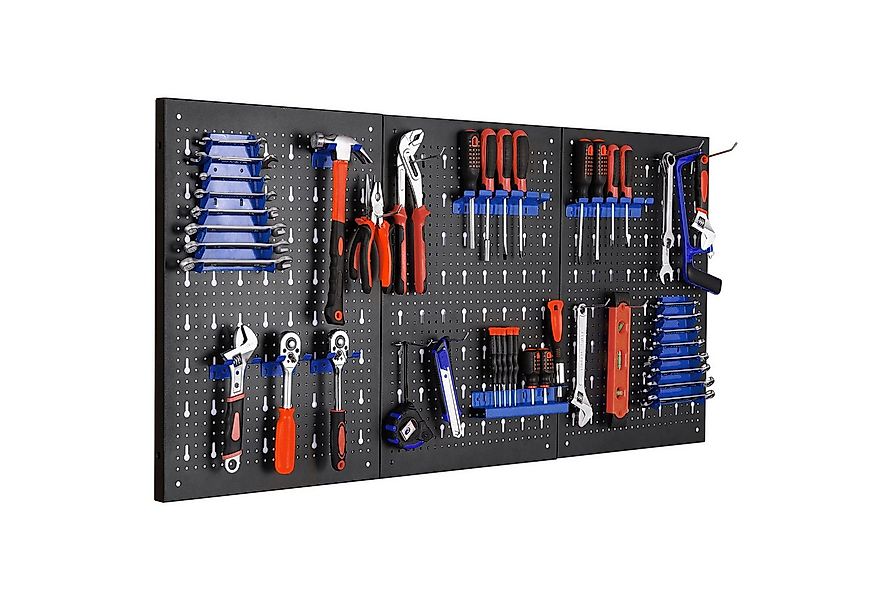 TLGREEN Lochwand Werkzeugwand aus Metall, Dreiteilige Lochwand Werkstatt, 3 günstig online kaufen