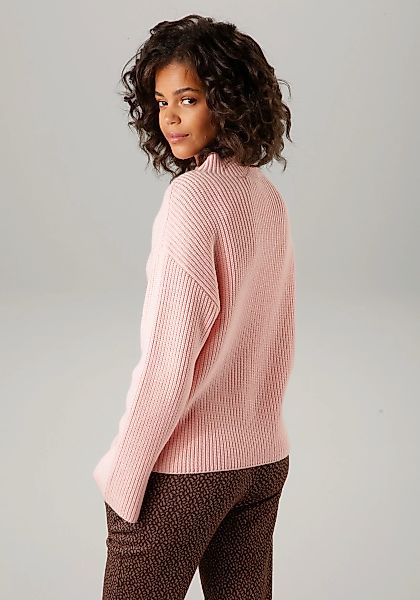 Aniston CASUAL Strickpullover, mit Stehkragen günstig online kaufen