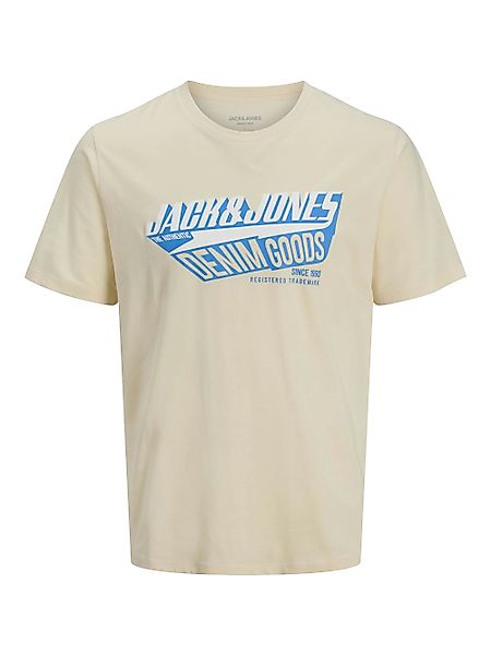 Jack & Jones Herren Rundhals T-Shirt JJELOGO TEE SS O-NECK 2 COL - Regular günstig online kaufen