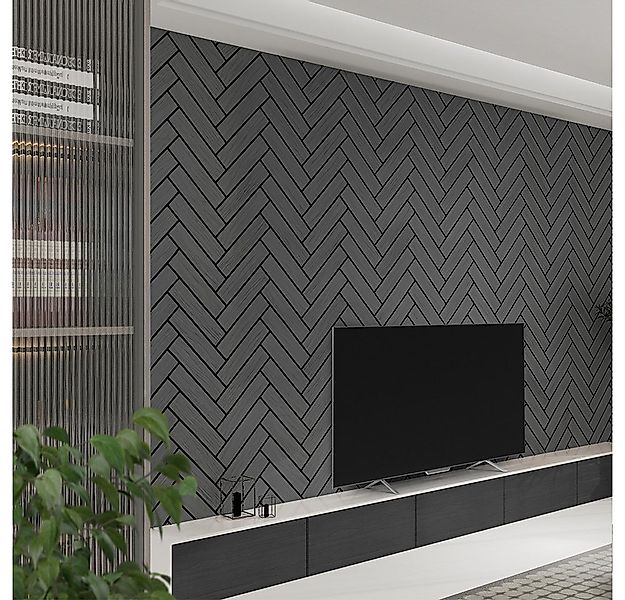 HOME DELUXE Wandpaneel Akustikpaneel mit Fischgrätenoptik VEGA, (12-tlg) Ho günstig online kaufen