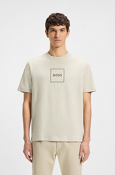 BOSS ORANGE T-Shirt Te_linenlogo mit BOSS günstig online kaufen