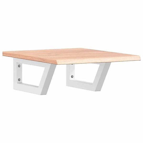 vidaXL Waschtischplatte mit Halterung Stahl und Massivholz Eiche 3302554 günstig online kaufen