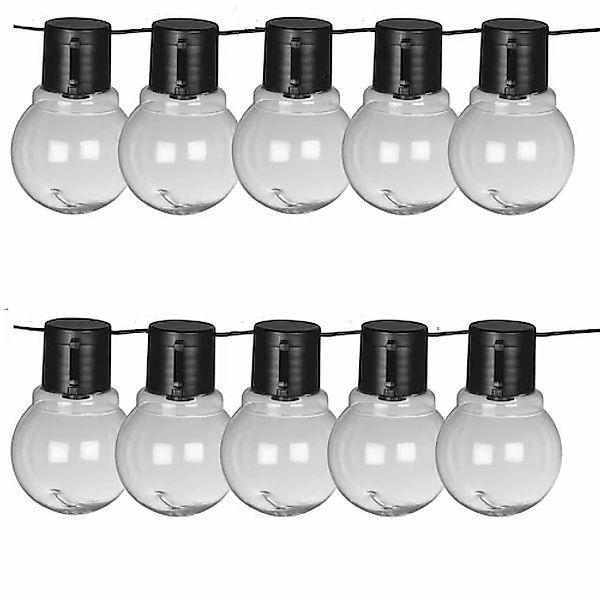 LUXFORM Lichterkette »Solar-Lichterkette Menorca Partybeleuchtung 10xLED«, günstig online kaufen