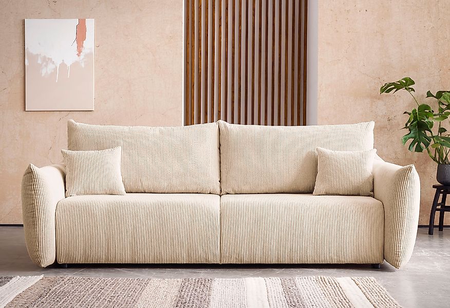 INOSIGN 3-Sitzer »MAVAS Schlafsofa mit Bettkasten«, ca.240/108cm (Liegefläc günstig online kaufen