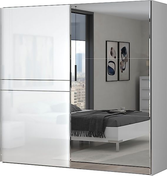 Places of Style Schwebetürenschrank "Piano, mit Einlegeböden und Kleidersta günstig online kaufen