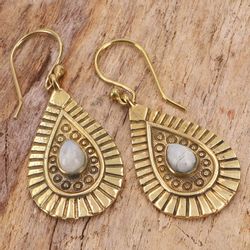 Guru-Shop Paar Ohrhänger Hängeohrring aus Messing, günstig online kaufen