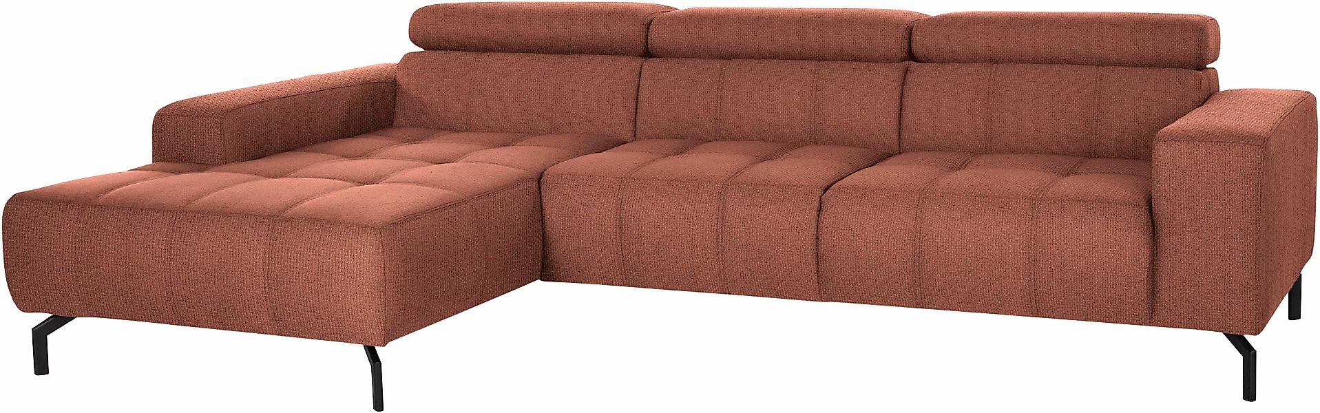 DOMO collection Ecksofa "Cunelli L-Form", wahlweise inklusive 6-fach verste günstig online kaufen