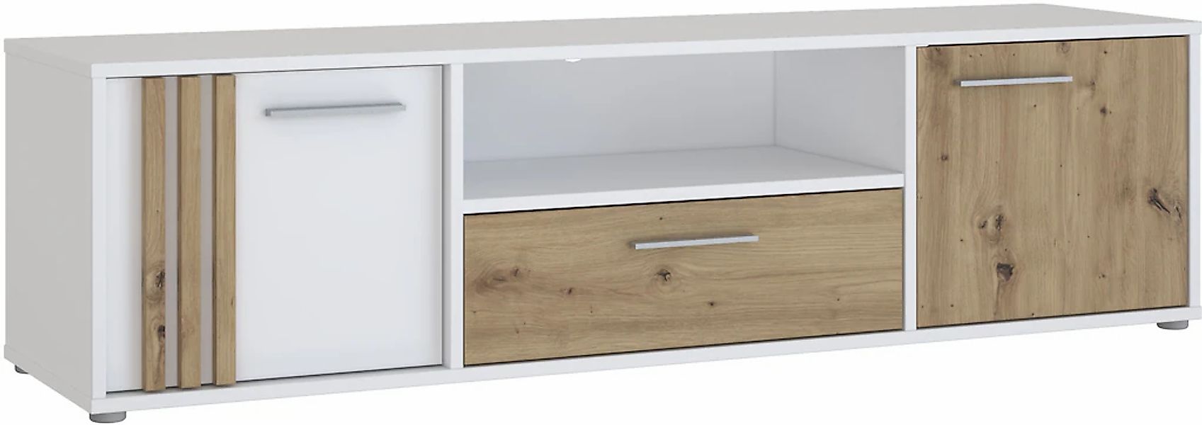 FORTE Lowboard "Cardigan TV-Board, TV-Schrank", TV-Board, 2 farbig, Staurau günstig online kaufen