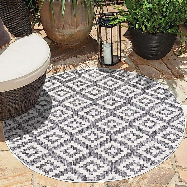 Carpet City Outdoorteppich Outdoor 461, rund, günstig online kaufen