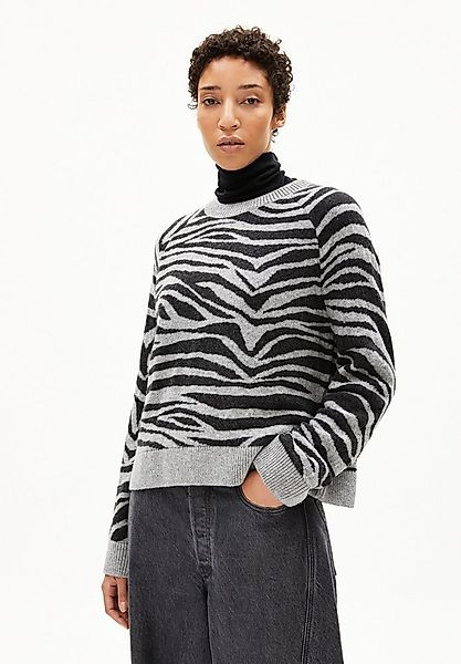 Armedangels Strickpullover LILIRIAA ZEBRARAA Pullover aus Bio-Woll Mix Loos günstig online kaufen