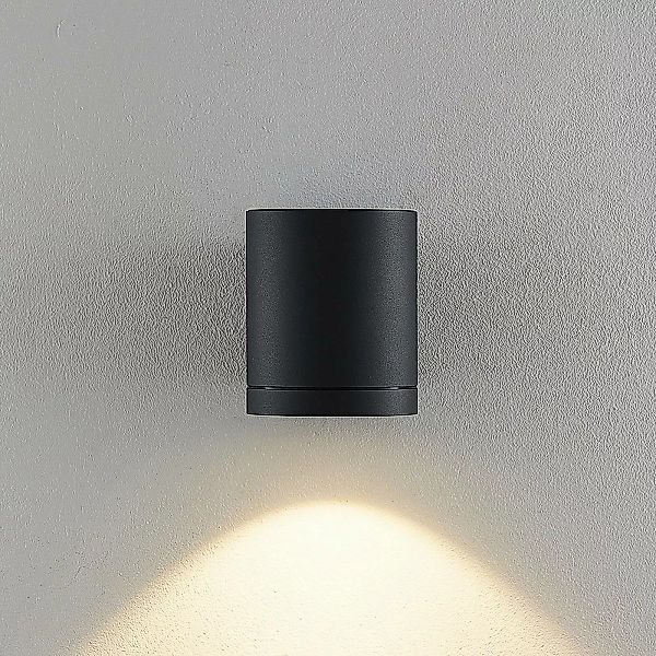 Molto Luce LED-Außenwandlampe Foris Round W, anthrazit günstig online kaufen