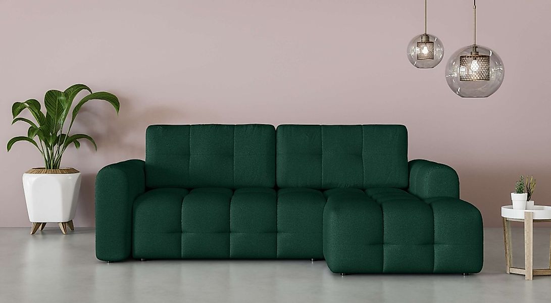 OTTO home Ecksofa "Manilla, wahlweise mit Bettfunktion, B/T/H 265/170/91 cm günstig online kaufen