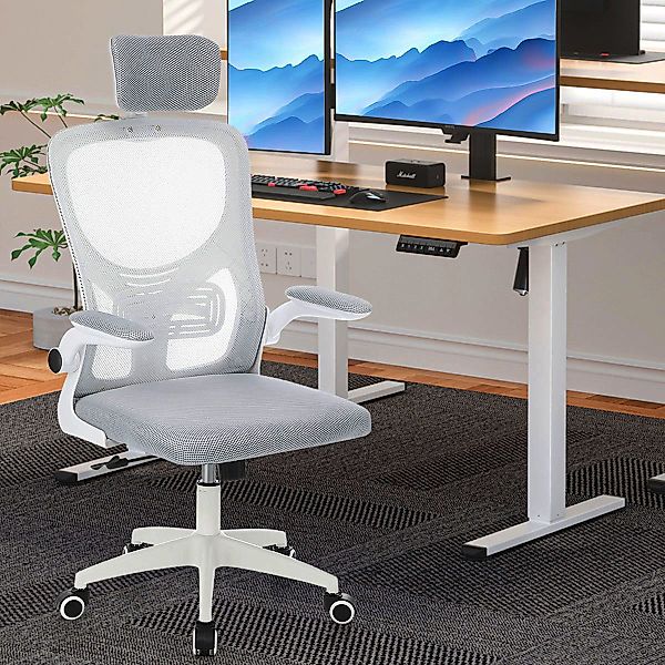 oyajia Bürostuhl Ergonomisch Schreibtischstuhl mit Verstellbarer günstig online kaufen