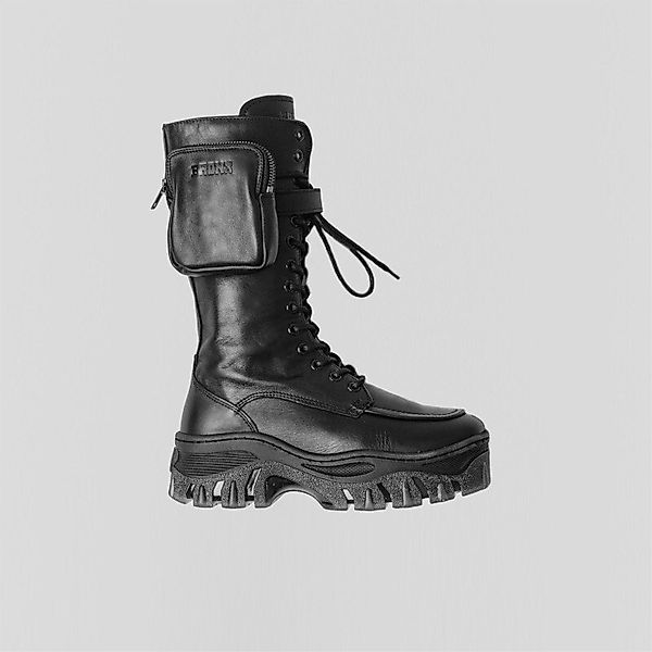 Bronx Lederstiefel Bootsjaxstar Grunge EU 39 Black günstig online kaufen