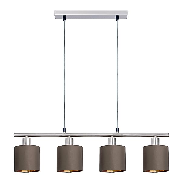 näve Pendelleuchte »Maron« E14 1 Stk. 4er Pendel, E14 max. 40W, braun/gold/ günstig online kaufen