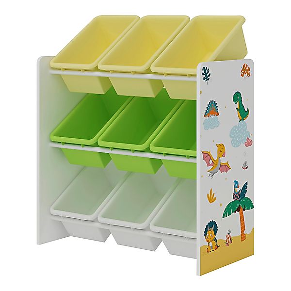 en.casa Kinderregal, »Muxía« mit 9 Ablagekisten günstig online kaufen