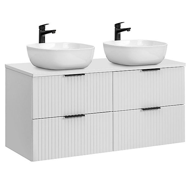 Lomadox Waschtisch ADELAIDE-56-WHITE, Waschtischunterschrank 120 cm matt we günstig online kaufen