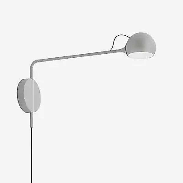 Artemide Ixa Wandleuchte LED, grau - 3.000 K - mit Stecker günstig online kaufen