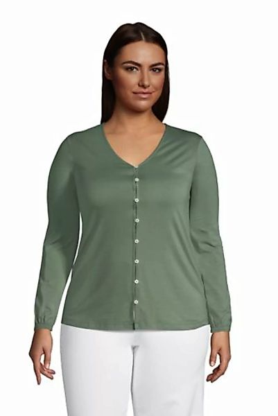 Bluse aus Baumwoll/Modalmix in großen Größen, Damen, Größe: 52-54 Plusgröße günstig online kaufen