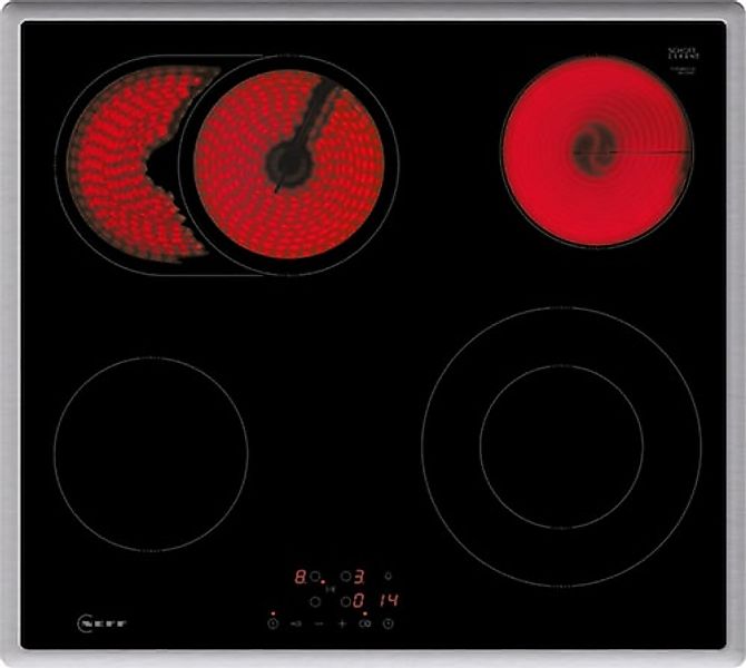 NEFF Elektro-Kochfeld von SCHOTT CERAN® »T16SBN1L0«, mit einfacher Touch Co günstig online kaufen