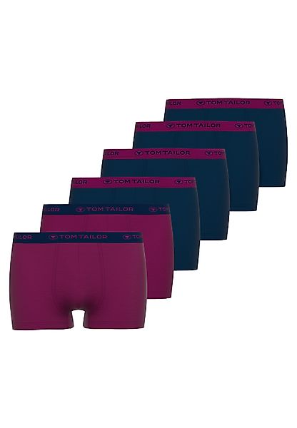 TOM TAILOR Boxershorts "Buffer", (6er Pack), mit Logobund günstig online kaufen
