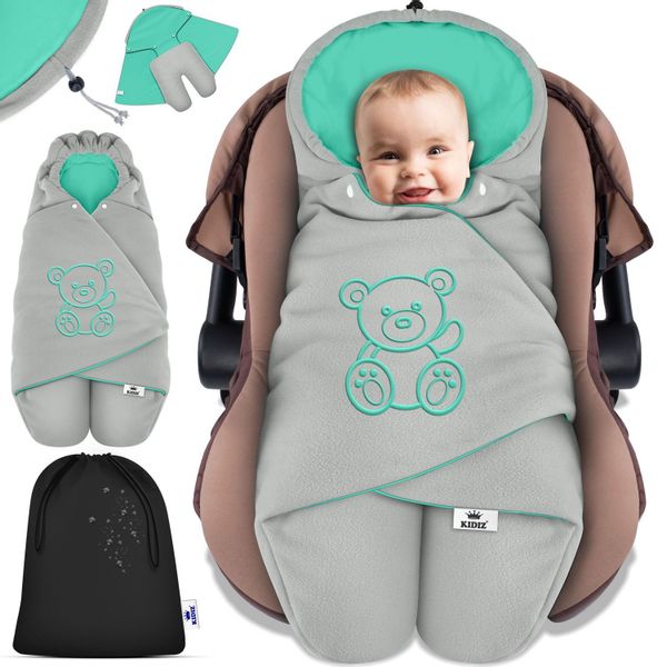 KIDIZ Deckenschlafsack, Baby Einschlagdecke mit Tasche günstig online kaufen
